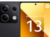 Le Redmi Note 13 5G dans son coloris "Graphite Black". (Source de l'image : Aldi Talk)