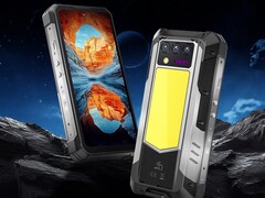 Le WP100 Titan combine smartphone, banque d'énergie, projecteur, lampe de poche et sirène en un seul appareil (Image source : Oukitel)