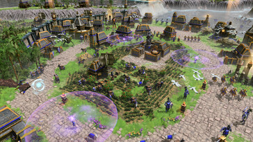 Image représentant un village dans Age of Mythology : Retold.