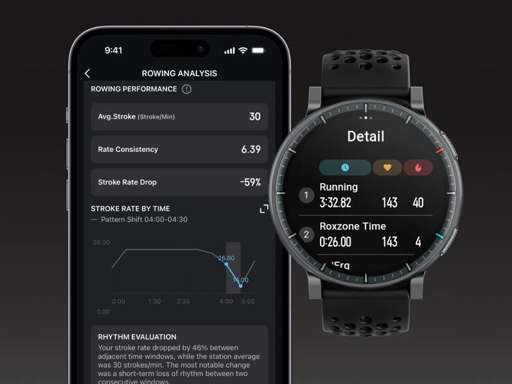 La fonction d’analyse HYROX de la montre connectée Amazfit Active Max