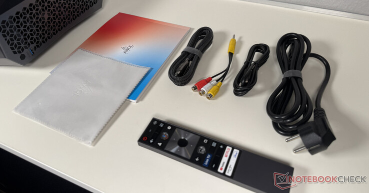 Contenu de la livraison (la housse en cuir ne figure pas sur l'image)