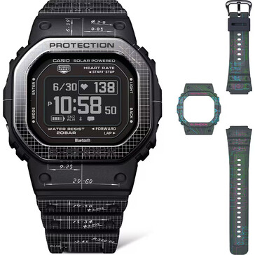 La smartwatch Casio G-Shock G-SQUAD DW-H5600EX-1JR. (Source de l'image : Casio)