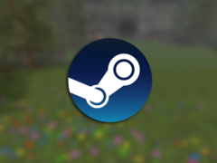 Cheese Rolling est basé sur la célèbre course-poursuite du Gloucestershire en Angleterre, qui a lieu tous les ans. Sur la photo, le logo Steam est superposé à une capture d'écran floue du jeu. (Source de l'image : Steam - Modifié)