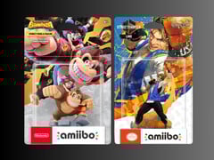 Les amiibos Donkey Kong Bananza et Street Fighter 6 (Source de l&#039;image : Best Buy avec modifications)