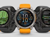 La Fenix 8 de Garmin (photo) et les smartwatches associées ont reçu la version bêta 17.27. (Source : Garmin)