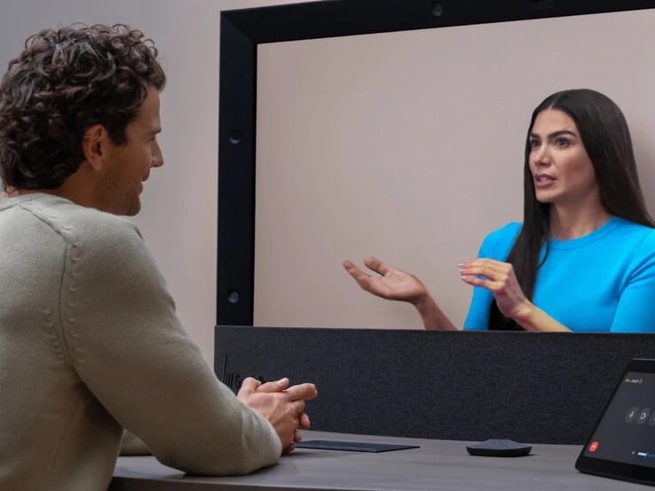 Le HP Dimension (photo) est la solution proposée par HP et Google pour les équipes distribuées. (Source de l'image : Google)