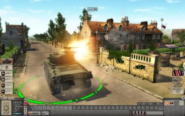 Sur la photo : Capture d'écran de Men of War : Assault Squad.