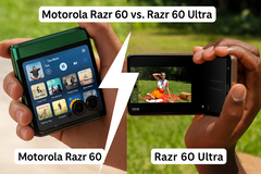 Le Motorola Razr 60 et le Razr 60 Ultra se ressemblent, mais présentent un certain nombre de différences que les acheteurs potentiels doivent connaître. (Source de l'image : AI generated)