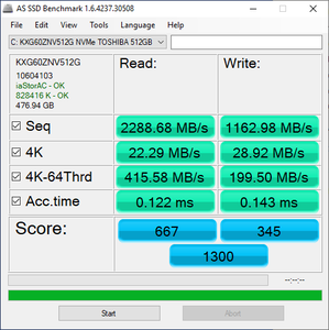 Dell Latitude 7400 2-en-1 - AS SSD.