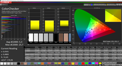 CalMAN ColorChecker calibré