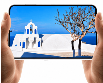 Coolpad Cool X Wide affichant une image de paysage en orientation horizontale