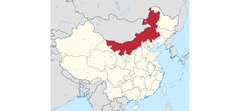 La Mongolie intérieure sur une carte. (Source : Wikipedia)