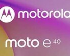 Un prétendu teaser du Moto E40. (Source : Evan Blass via Twitter)
