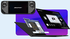 PlaytronOS est un nouveau système d'exploitation basé sur Linux qui espère concurrencer SteamOS et Windows sur les ordinateurs de poche destinés aux jeux. (Source de l'image : Playtron)