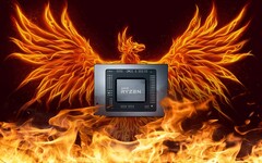 La rumeur veut que la série Ryzen 7000 Zen 4 d'AMD s'appelle Phoenix. (Source de l'image : AMD/TowardsDataScience - édité)