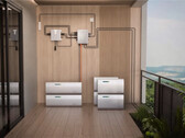 Le système de stockage d'énergie solaire pour balcon d'Anfuote est modulaire. (Source de l'image : Anfuote)