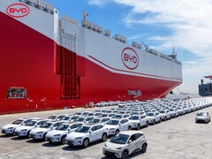 Le transporteur de voitures BYD Shenzhen met le cap sur le Brésil avec 7000 voitures électriques (Source : PDChina on X)