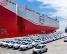 Le transporteur de voitures BYD Shenzhen met le cap sur le Brésil avec 7000 voitures électriques (Source : PDChina on X)