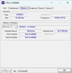 CPU-Z Mémoire