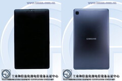 La Galaxy Tab A7 Lite aura une batterie de 5 100 mAh. (Image source : TENAA)