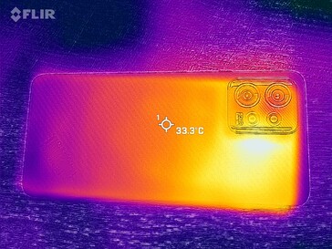 Imagerie thermique : dos