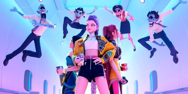 KPop Demon Hunters mélange l'esthétique moderne et le patrimoine (Source de l'image - Netflix)
