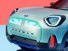 Le concept EV MINI Aceman utilise des projecteurs pour projeter le groupe d'instruments sur le tableau de bord. (Image source : MINI)