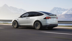 Le Model X en mouvement (image : Tesla)