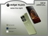 Le Motorola Edge 70 Pro a un design familier.