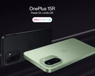 Le OnePlus 15R en noir charbon et vert menthe.
