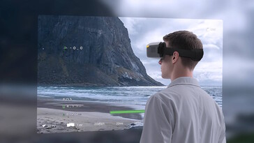 Les lunettes incluses affichent des informations supplémentaires (Source de l'image : Caddxfpv)