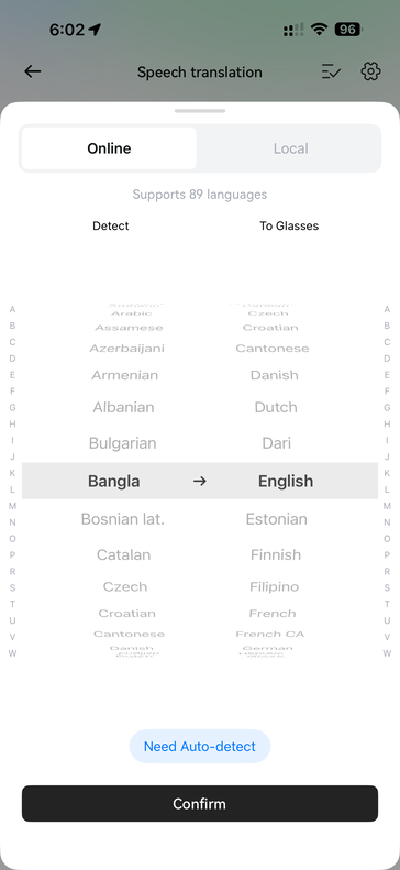 La fonctionnalité de traduction par IA