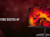Le Nitro XV272U KF a une fréquence de rafraîchissement de 300 Hz et une profondeur de couleur de 10 bits. (Image source : Acer)