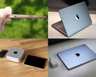 Apple Les gammes Mac et MacBook sont présentées ensemble, mettant en évidence les ordinateurs portables et les ordinateurs de bureau (Image source : Notebookcheck)