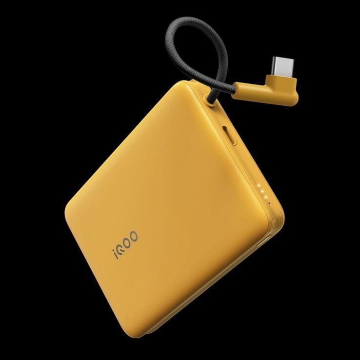 La banque d'énergie iQOO 33W avec câble intégré 10000mAh. (Source de l'image : vivo)