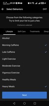 Capture d'écran de l'outil Garmin Lifestyle Logging. (Source de l'image : Capture d'écran)