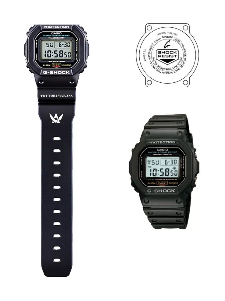 La montre Casio G-Shock x Wakasa Town édition limitée DW-5600UE. (Source de l'image : Casio)