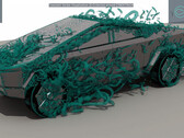 L'aérodynamisme du Cybertruck bat le Ford F-150 Lightning, mais pas le R1T (image : Aleix Lázaro/Numeric Systems)