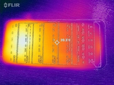 Carte thermique avant