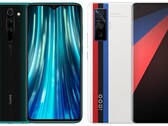 Les Redmi Note 8 Pro et iQOO 5 Pro sont les champions du budget et du rapport prix/performance. (Source de l'image : Xiaomi/Vivo - édité)
