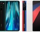 Les Redmi Note 8 Pro et iQOO 5 Pro sont les champions du budget et du rapport prix/performance. (Source de l'image : Xiaomi/Vivo - édité)