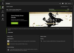 Nvidia GeForce Game Ready Driver 552.44 téléchargeable dans l'application Nvidia (Source : Own)