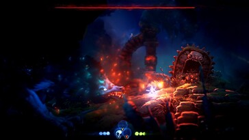 Illustration : une capture d'écran du jeu « Ori and the Will of the Wisps ».