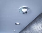 Le downlight encastré Philips Hue Adore Bathroom est désormais disponible en blanc, rejoignant ainsi la version argentée originale (illustrée). (Source de l'image : Philips)