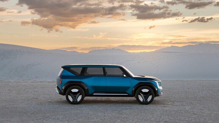 Le concept Kia EV9 de 2024. (Image source : Kia)