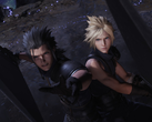 Une capture d'écran montrant Zack et Cloud dans Final Fantasy VII Rebirth