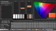 CalMAN : ColorChecker (calibré)