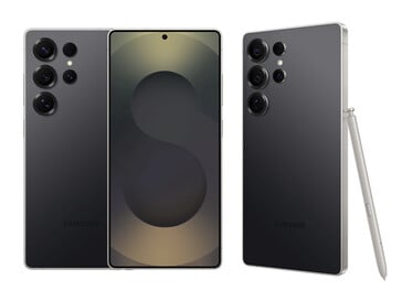 Le Galaxy S25 Ultra - Noir titane. (Source de l'image : Samsung)