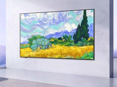 iFfalcon dévoile la série de téléviseurs 4K UHD Mural avec des œuvres d&#039;art AI, une dalle VA 144 Hz, AMD FreeSync Premium, HDR 10+ et Google TV. L&#039;un des téléviseurs présentés. (Source de l&#039;image : iFfаlcon)
