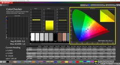 CalMAN ColorChecker calibré